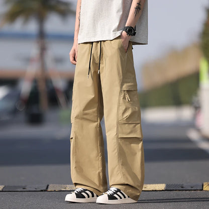 Summer Workwear Pants Man Cargo Pants Spring New Waterproof Tactical Hiking Outdoor Multi-Pockets Combat Joggers Trousers Male