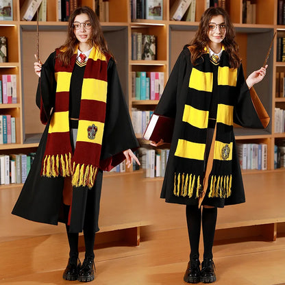 Shawl Gryffindor Slytherin Thickened Warmth Halloween Party Cosplay Scarf Decoration Gift Toy Around Harris Movies