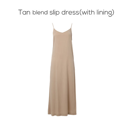 AP SS25 Women Wrap Ribbed T-shirt Lady Blend Slip Dress 5 Color
