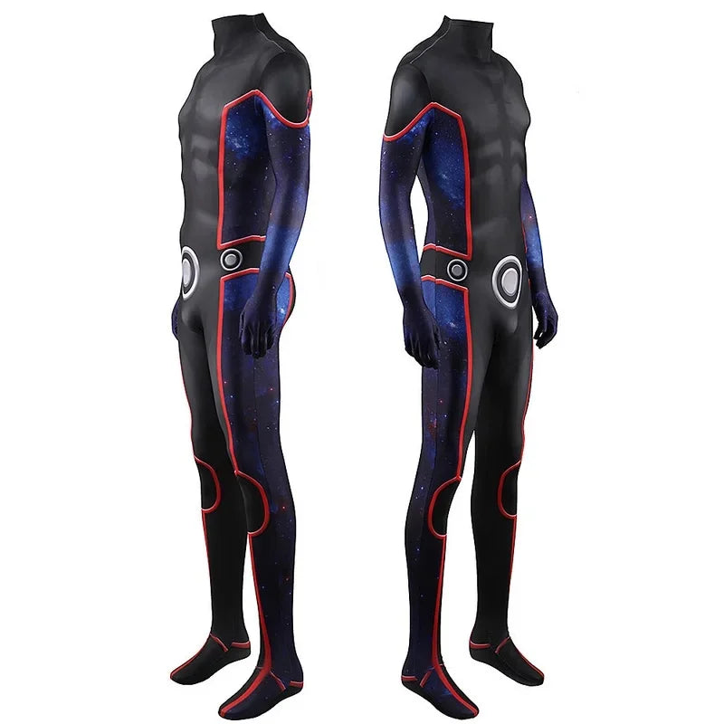 RGD4 Cosplay Young Avengers Wiccan Jumpsuit Superhero William Billy Adult Man Bodysuit Zentai Costume
