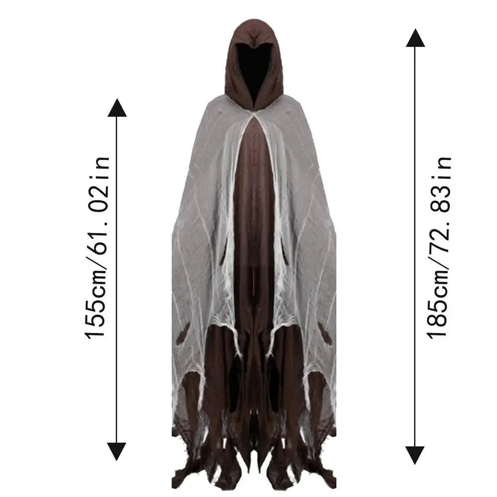 Polyester Halloween Ghost Cloaks Wizard Clothing Props Dementors Cosplay Costume Costumes Outfit Photo Pros