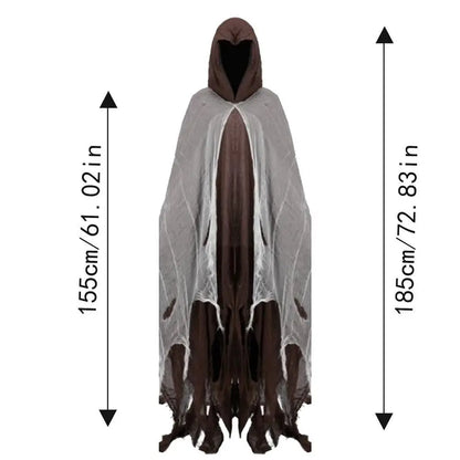 Polyester Halloween Ghost Cloaks Wizard Clothing Props Dementors Cosplay Costume Costumes Outfit Photo Pros