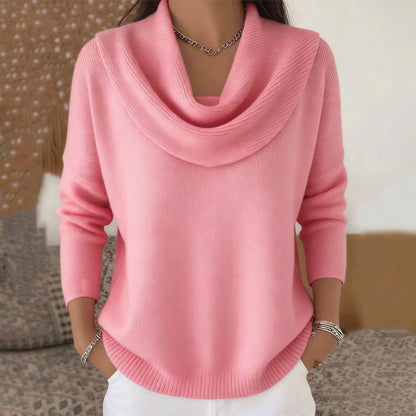 2026 Women's Autumn/Winter New Collection Solid Color Long Sleeve Sweater Tops