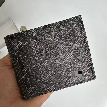 2026 New Fashion Printed Series Double Fold Wallet Premium Mini Wallet for Men and Women