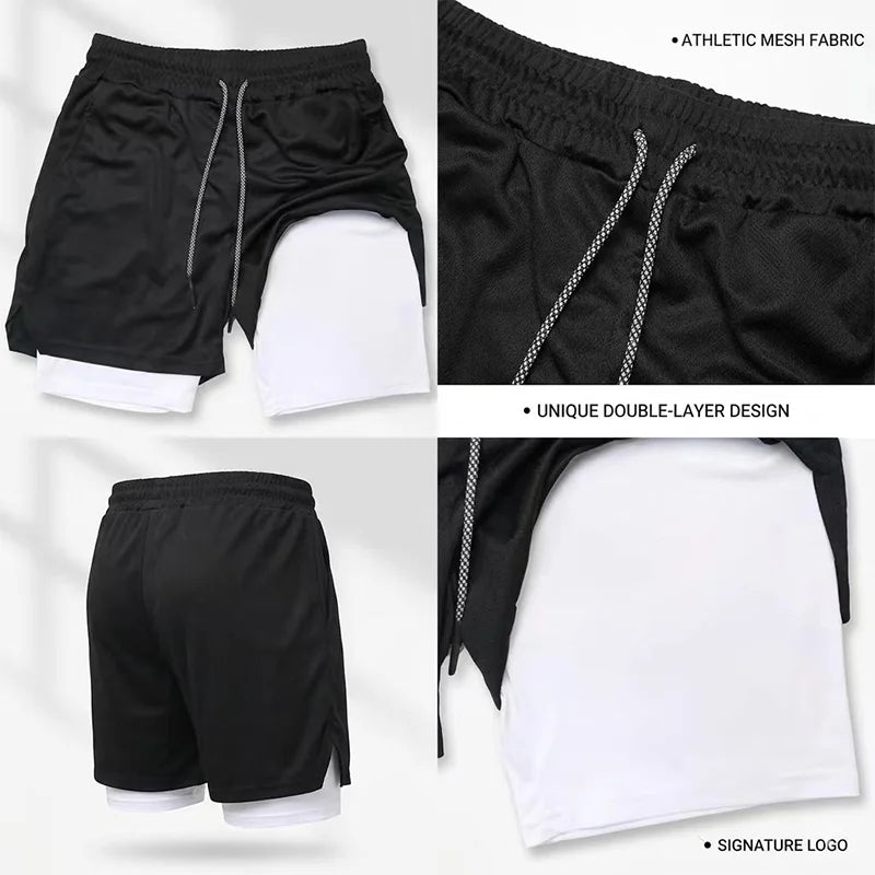 Men's UFC GYM 2-in-1 Compression Shorts