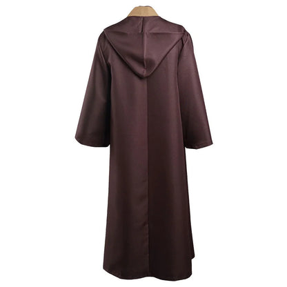 Obi Wan Kenobi Jedi Cosplay Costume Adult Unisex Coat Friar Uniform Robe Full Set Accessories Halloween Carnival Outfits