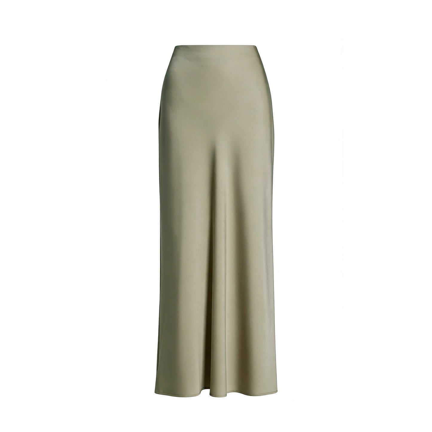 AP 2026 Spring and Summer Women Satin Skirt Solid Color High Quality