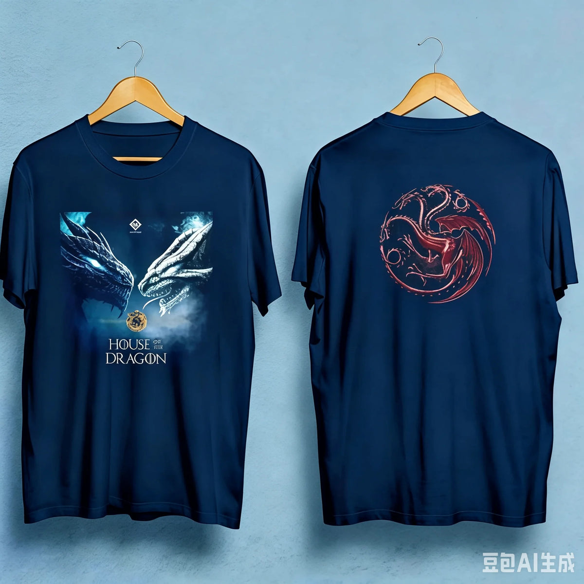 House of The Dragon New Movie 2026 Graphic Print T-shirt 2026 Summer Men Women 100_Cotton Oversized T-shirt Street Wear Y2K