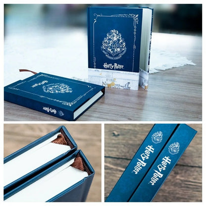 Genuine Harry Potter Hardcover Notebook Hogwarts Four Houses Journal Diary for Students School Office Supplies Fans Gifts