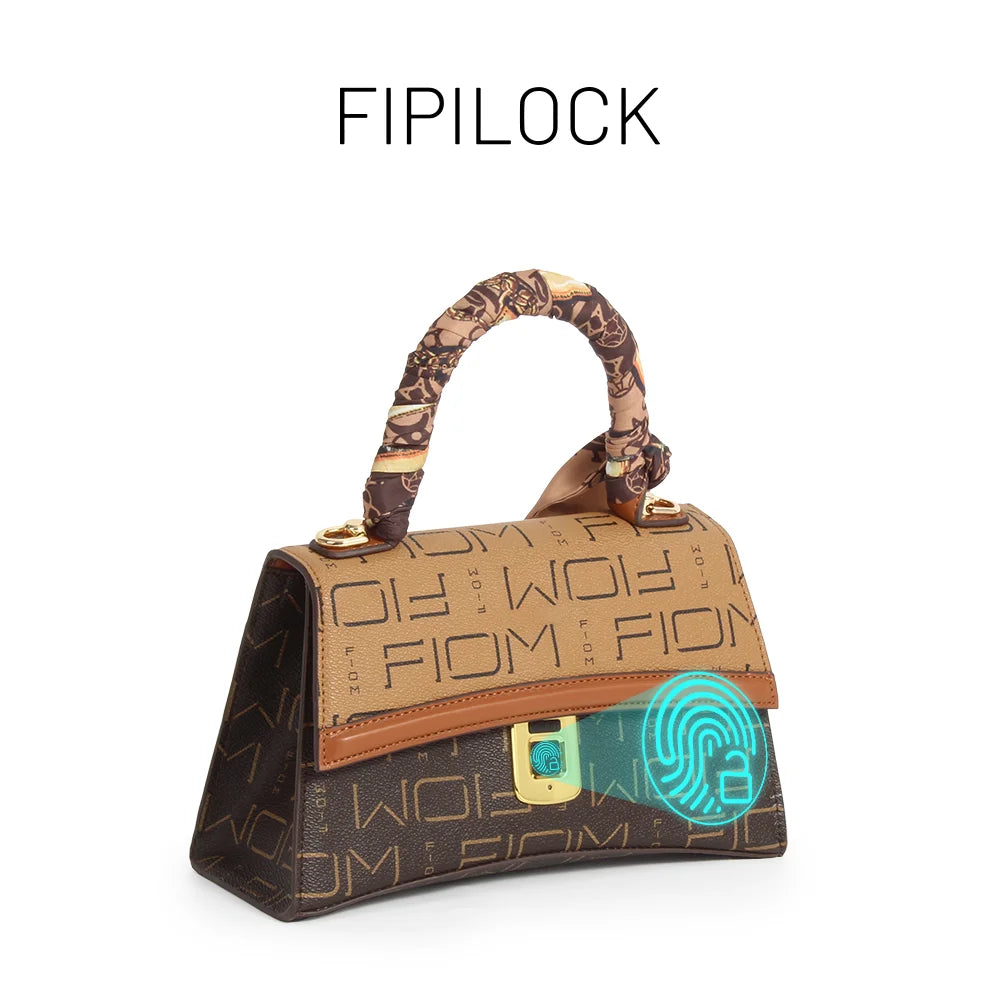 FIPILOCK Shoulder Bags Handbag Crossbody Bag for Woman with Smart Fingerprint Unlock High-Quality Luxury Anti-theft Anti-theft