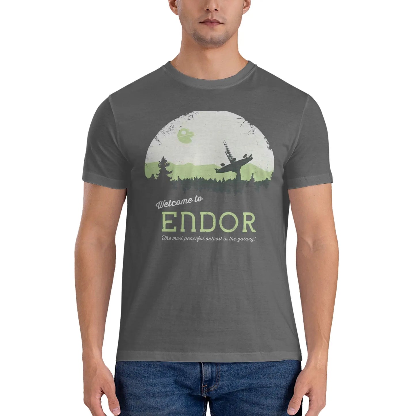 In Stock Welcome to Endor Stars War Unisex Comfortable T-shirt