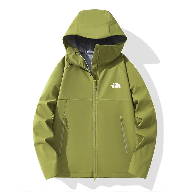 Same Style Couples Hooded Interchange Jacket Waterproof Scratch-Resistant Wear-Resistant Autumn New Winter Outdoor Casual Jacket