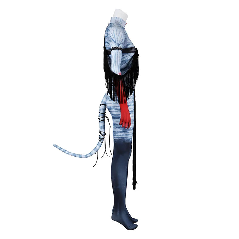 Avatar of Fire Ash Cosplay Varang Costume for Women Jumpsuit Headgear Tails Roleplay Outfits