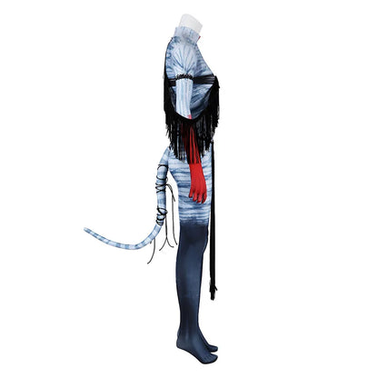 Avatar of Fire Ash Cosplay Varang Costume for Women Jumpsuit Headgear Tails Roleplay Outfits