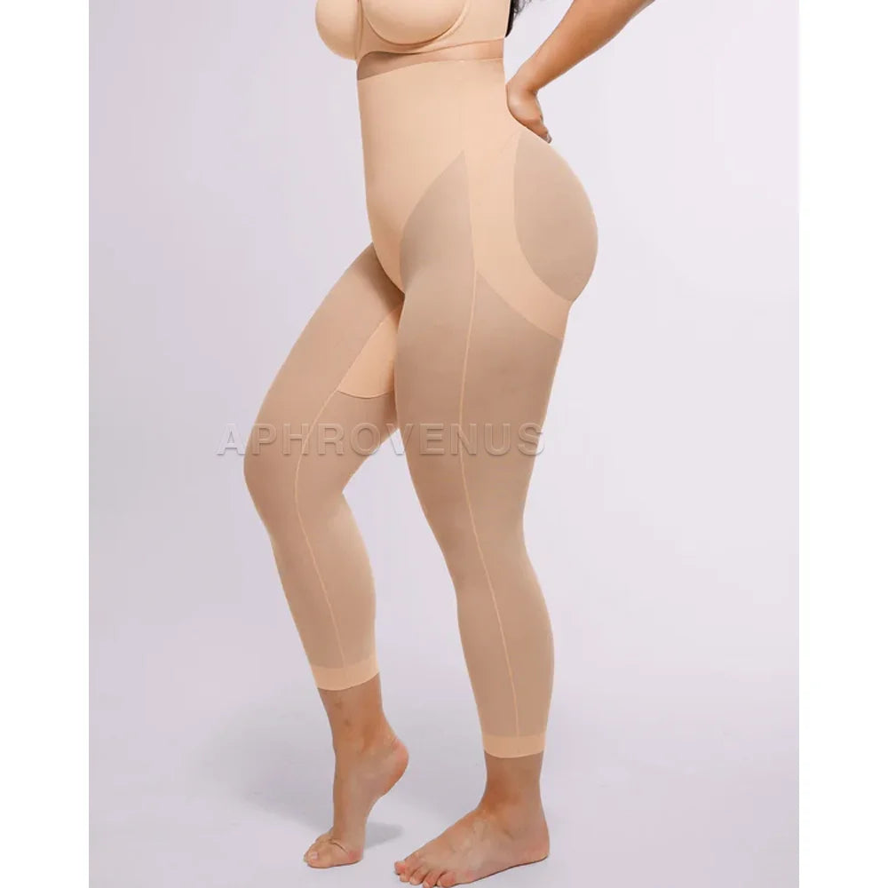 Women Seamless Shaping Shorts Tummy Control High Waist Body Shaper Anti‑Slip Slimming Butt Lifter Peach Hip Invisible Shapewear