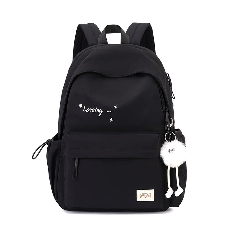 2026 Female Fashion High-Capacity Waterproof College Backpack Trendy Women