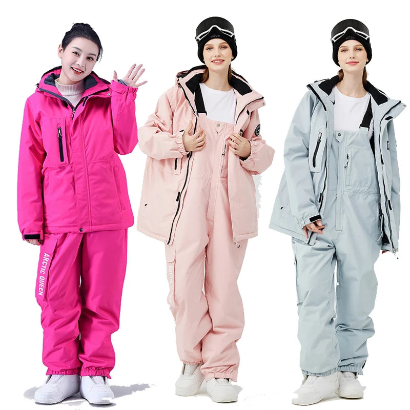 Women s Ski Clothes, Snowboarding Suit Sets, Snow Ski Jackets, Skiing Jackets and Pants, Snow Ski Bibs Pants, Men and Women