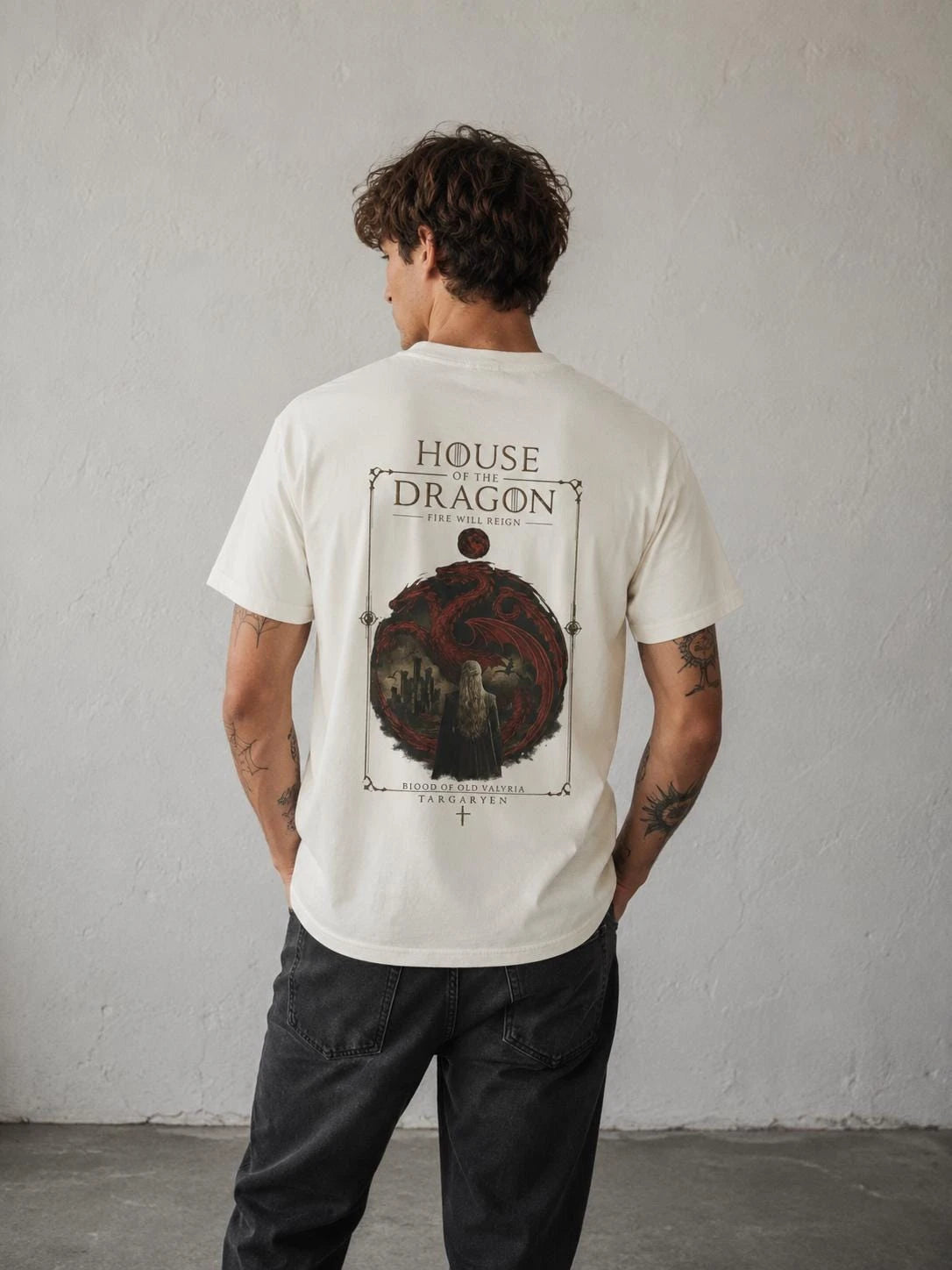 House of The Dragon Movie Graphic 2026 T-Shirt 100%Cotton Men's Women's Y2k Popular Oversized Funny Tshirt Casual Tee Streetwear