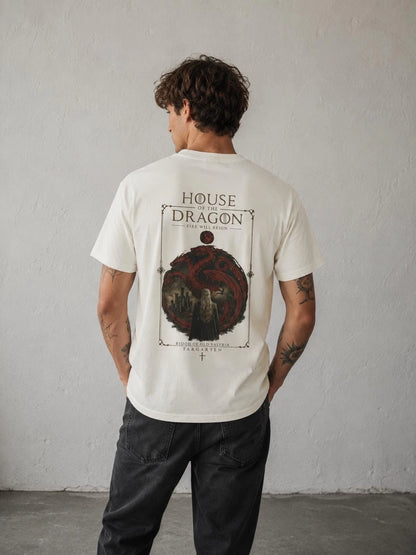 House of The Dragon Movie Graphic 2026 T-Shirt 100%Cotton Men's Women's Y2k Popular Oversized Funny Tshirt Casual Tee Streetwear