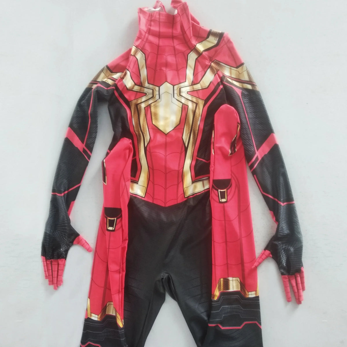 No Way Home Integrated Iron SM Cosplay Superhero Spandex Zentai Suits Spidey Bodysuit BUG Man Outfits Halloween Costume Adult
