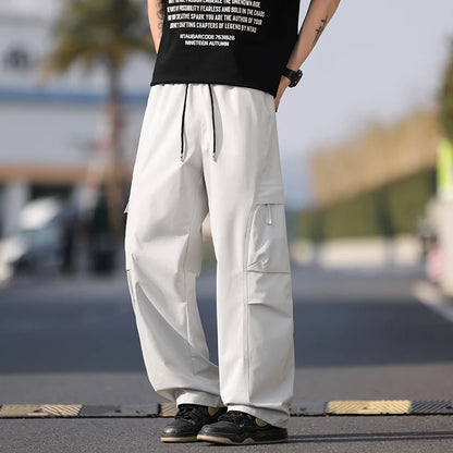 Summer Workwear Pants Man Cargo Pants Spring New Waterproof Tactical Hiking Outdoor Multi-Pockets Combat Joggers Trousers Male