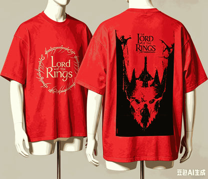 The Lord of the Rings for Fan Gift T-shirt Men Women Harajuku Oversized Unisex Short Sleeve Streetwear high quality Couples soft