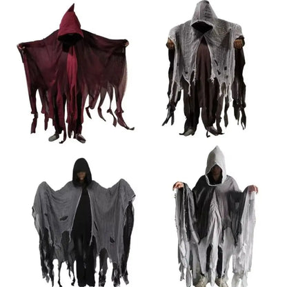 Polyester Halloween Ghost Cloaks Wizard Clothing Props Dementors Cosplay Costume Costumes Outfit Photo Pros