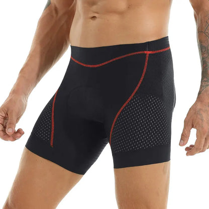 X-TIGER Men's Cycling Underwear with 5D Gel Pad Breathable Mesh MTB Bike Shorts Anti-Slip Quick Dry Bicycle Liner Shorts for Road Mountain Cycling