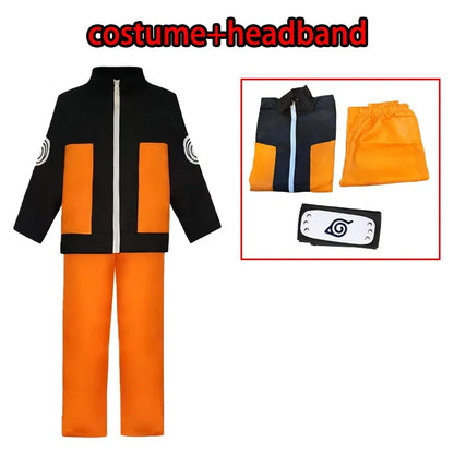 2026 Anime Uzumaki Cosplay Costume Adult Version Top Pants Headdress Cosplay