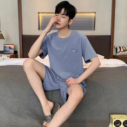 Summer New Men's Pajamas