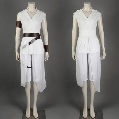 ♥2026 New Costume The Rise of Skywalker Rey Cosplay Uniform Set Adult