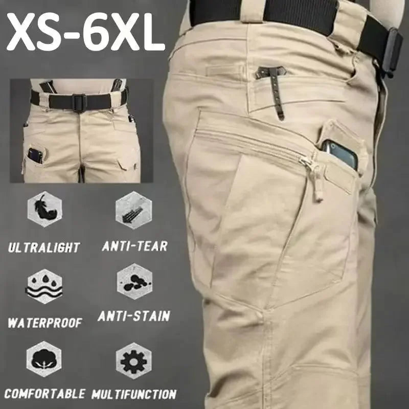 Outdoor Waterproof Tactical Cargo Pants Men Waterproof SWAT Breathable Casual Army Military Trousers Male Quick Dry Cargo Pants