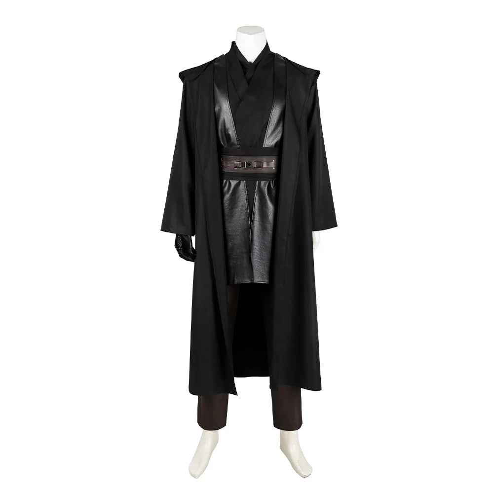 Disguise Wear Men Knight Anakin Skywalker Cosplay Costume Fantasia Cloak Set Suit