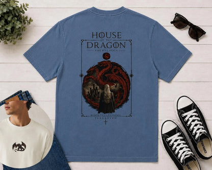 House of The Dragon Movie Graphic 2026 T-Shirt 100%Cotton Men's Women's Y2k Popular Oversized Funny Tshirt Casual Tee Streetwear