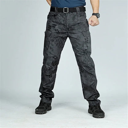 Outdoor Waterproof Tactical Cargo Pants Men Waterproof SWAT Breathable Casual Army Military Trousers Male Quick Dry Cargo Pants