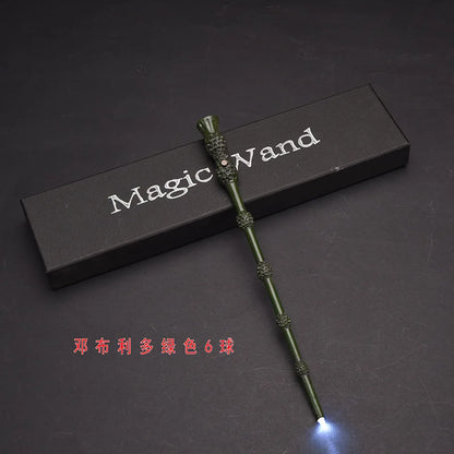 Hot Anime Cosplay Show Glow Harry Wand With Box Children Decoration Toy Accessories For Kids Bacchetta Di Plastic Magic Stick