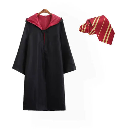 Cosplay Costumes Haloween Christmas Haliday Party Costume Magic Robe Cloak with Tie Kids Adult Uniform Outfit Gift Cosplay