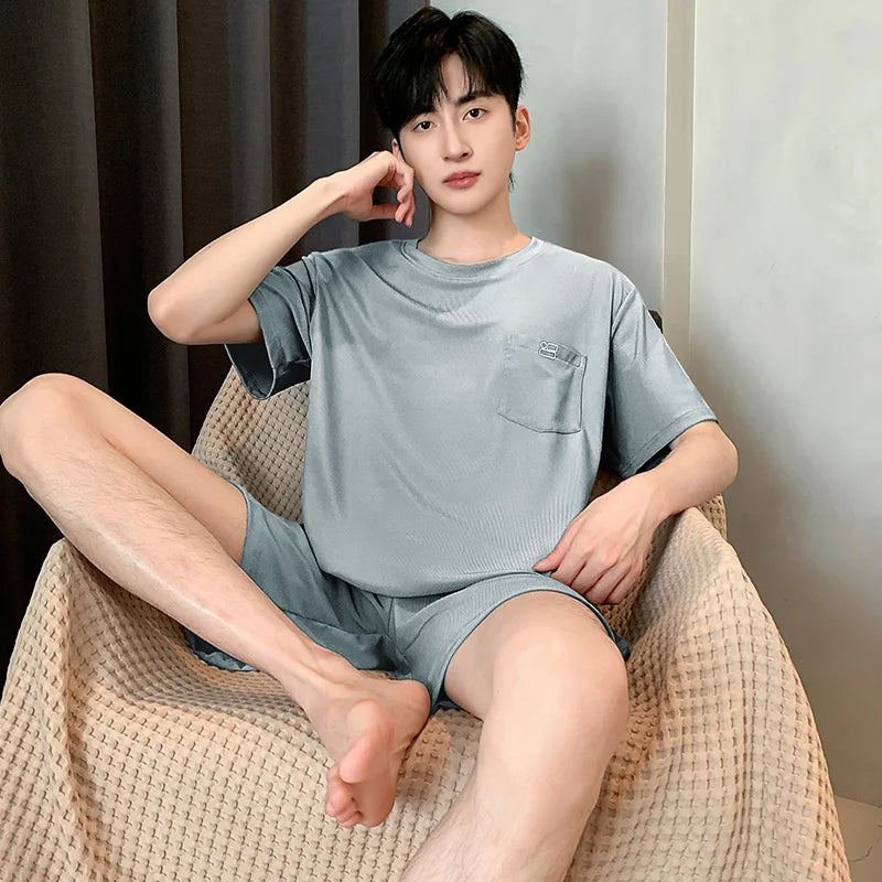 Summer New Men's Pajamas