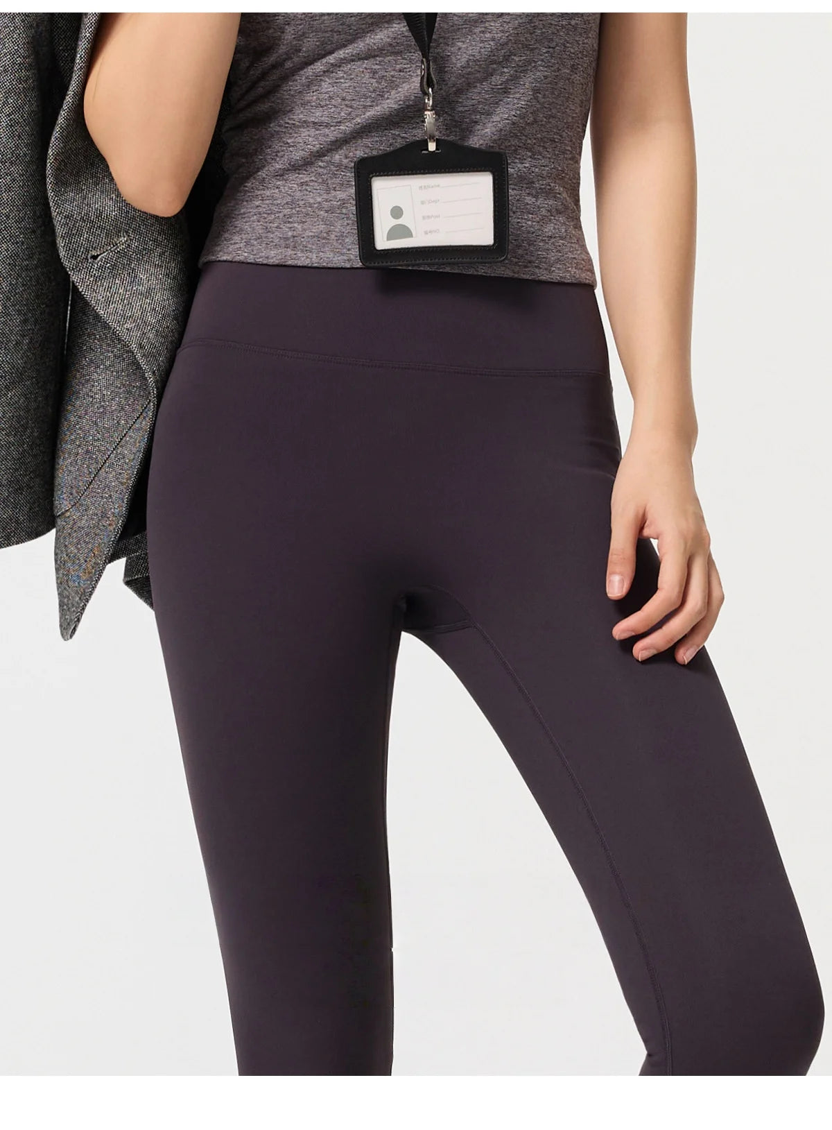 Women's Fleece-Lined Autumn/Winter Outerwear - Non-Slip Thick Tummy-Control Yoga Pants with Seamless Soft Stretch