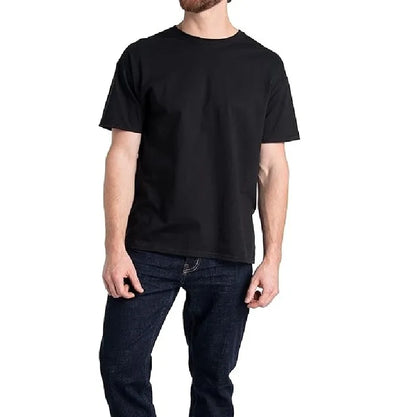 10pcs Mens Classic Crew Neck T-Shirts Soft Cotton Blend Short Sleeve Tee Machine Washable Casual Wear & Everyday Comfort