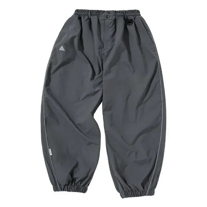 Fashion Single Board Ski Pants Casual Track High Waist Wide Pants Waterproof Wear Resistant Professional Double Board Ski Pants