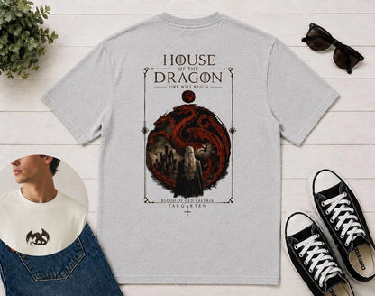 House of The Dragon Movie Graphic 2026 T-Shirt 100%Cotton Men's Women's Y2k Popular Oversized Funny Tshirt Casual Tee Streetwear