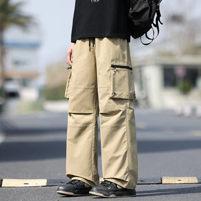 Summer Workwear Pants Man Cargo Pants Spring New Waterproof Tactical Hiking Outdoor Multi-Pockets Combat Joggers Trousers Male