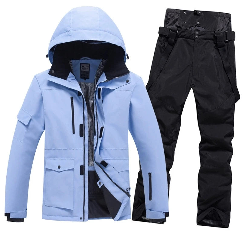 New, Men and Women, Winter Snow Wear, Ski Suit Sets, Snowboarding Suit, Ski Jackets and Pants, Ski Suit Jacket, Snow Clothes