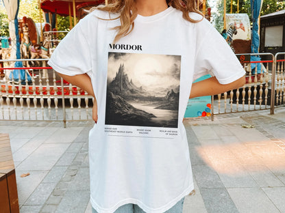 Mordor "The Lord of The Rings" T-shirt, Balador, Middle Earth Men's T-shirt Summer New Unisex Casual Fashion T-shirt