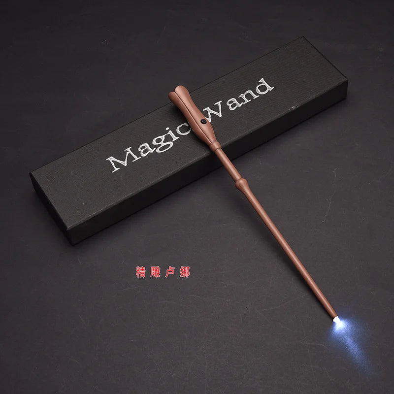 Hot Anime Cosplay Show Glow Harry Wand With Box Children Decoration Toy Accessories For Kids Bacchetta Di Plastic Magic Stick