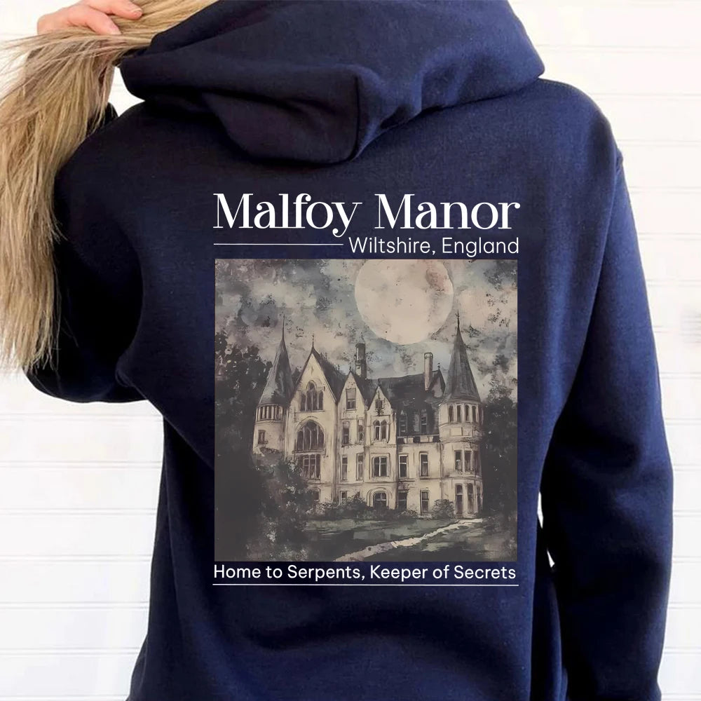 Dramione Hoodie Manacled Fanfiction Fanfic Reading Sweatshirt Dracotok Dark Academia Clothing Wizard School Shirts Trendy Hoodie