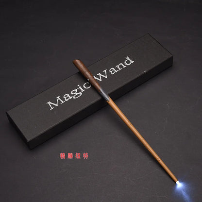 Hot Anime Cosplay Show Glow Harry Wand With Box Children Decoration Toy Accessories For Kids Bacchetta Di Plastic Magic Stick