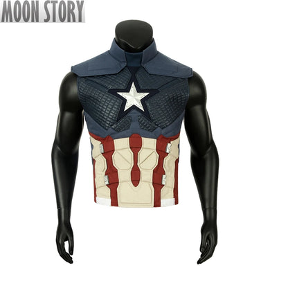 Civil War 4 Captain Cosplay Cosplay Superhero Chris Evans Adult Men Uniform Outfit Suit Halloween Vest Full Set