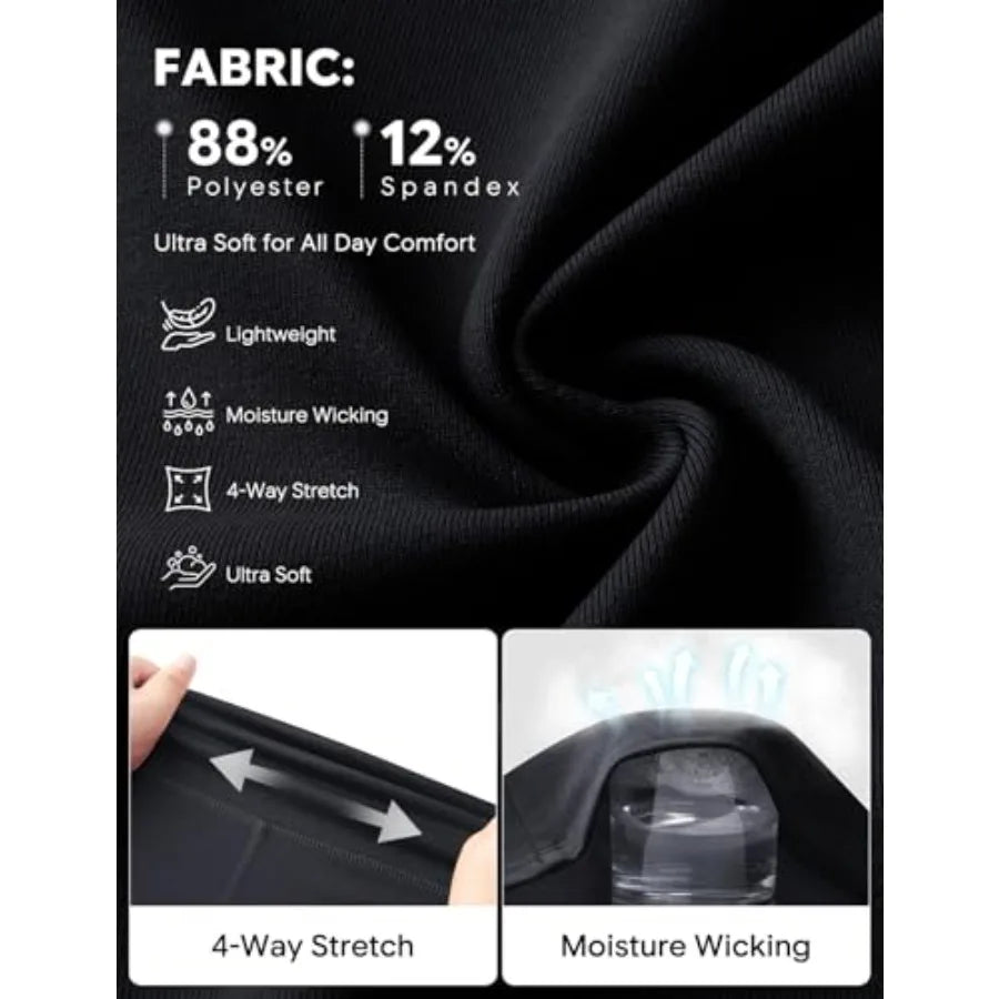 baleaf Capris for Women with Pockets Yoga Capri Pants High Waist Straight Leg for Casual Summer Pant